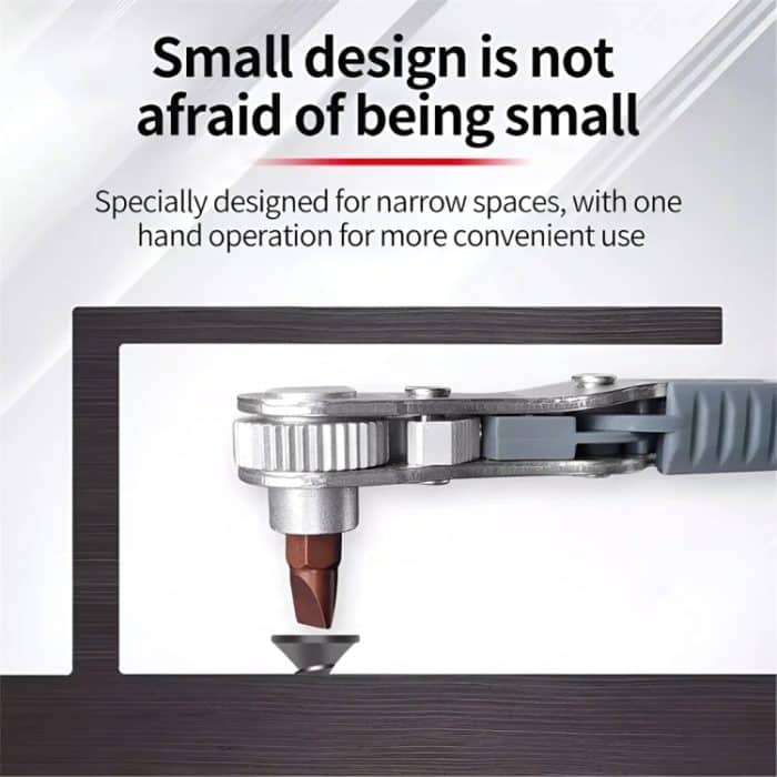 36-Zahn-Bidirektionaler Ratschenschraubendrehersatz mit 4 doppelseitigen Bits – Bild 5