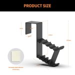 2 Stück Nagelfreier, spurloser Mantel-/Huthaken für die Türrückseite – Bild 3