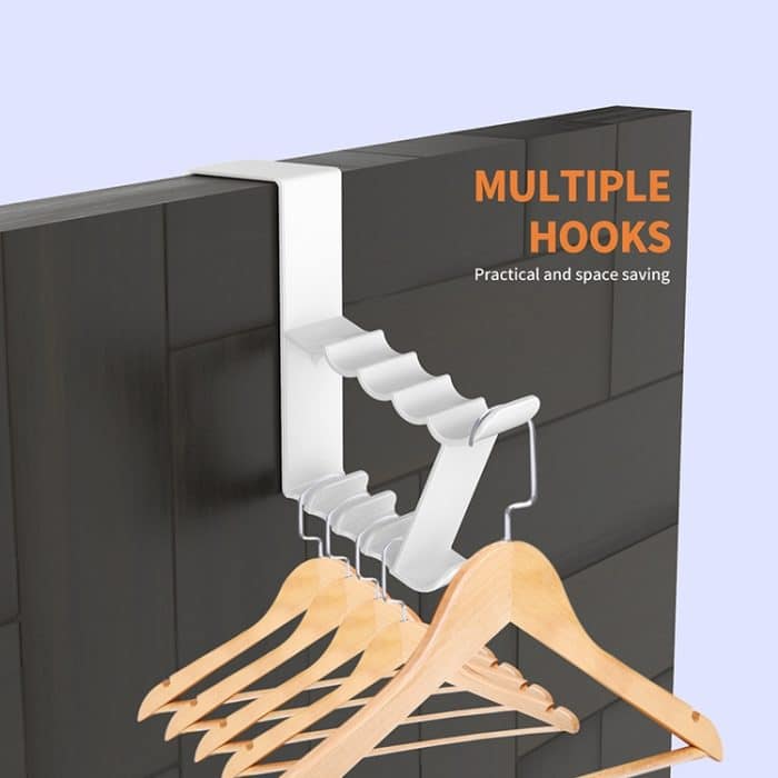 2 Stück Nagelfreier, spurloser Mantel-/Huthaken für die Türrückseite – Bild 5