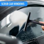 Glasschaber aus Kunststoff, Reinigungswerkzeug für Badezimmerglas – Bild 4