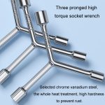 Kessel Waschmaschine Demontage Reinigung Reparatur Werkzeuge Multifunktionale Schraubendreher Dreizack Schlüssel, 5pcs/Set – Bild 6