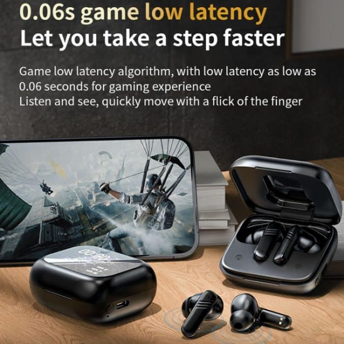 LX-10 In-Ear-Kopfhörer mit kabellosem Bluetooth und Vollfarb-Touchscreen, ANC+ENC und doppelter Rauschunterdrückung – Bild 14