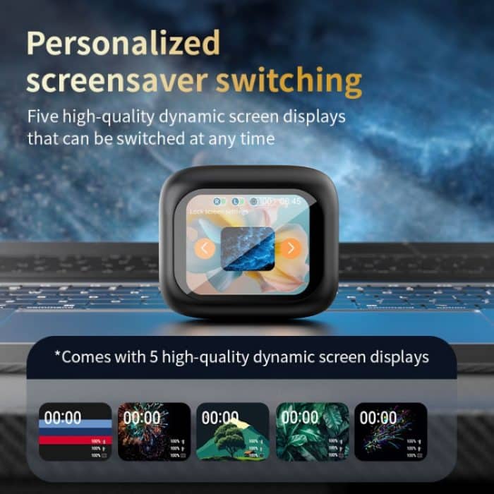 LX-10 In-Ear-Kopfhörer mit kabellosem Bluetooth und Vollfarb-Touchscreen, ANC+ENC und doppelter Rauschunterdrückung – Bild 5