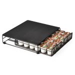 Für K-CUP / Dolce Gusto OASISWJ 36-teiliges Kaffeekapsel-Organizer-Kaffeemaschinen-Untergestell, OA1320 (Black), OA1320 (Gray)