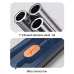 42cm Hand-Freies Haushalts Flache Mop Küche Reinigung Lazy Boden Reiniger, White+2 Wipes, White+4 Wipes, White+6 Wipes, Blue+2 Wipes, Blue+4 Wipes, Blue+6 Wipes – Bild 5