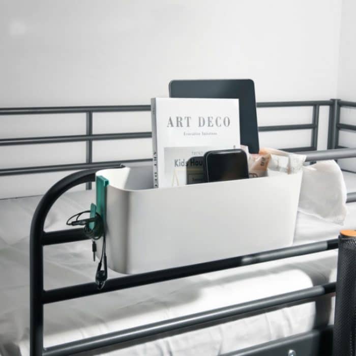 Schlafsaal Lagerung Hängenden Korb Nacht Hängen Regal Desktop Storage Box – Bild 2