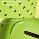 Dopamin Tragbarer Badezimmer-Aufbewahrungskorb, Haushalts-Entwässerungskorb für Gemüse, Green, Yellow, Blue, With 2 x Internal Box (Green), With 2 x Internal Box (Yellow), With 2 x Internal Box (Blue) – Bild 11