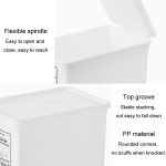 Haushaltswaschmittel-Aufbewahrungsbox für kleine Dinge, Aufbewahrungsorganisator mit Staubschutz, Small, Medium, Large – Bild 3