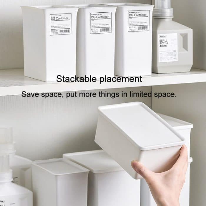 Haushaltswaschmittel-Aufbewahrungsbox für kleine Dinge, Aufbewahrungsorganisator mit Staubschutz, Small, Medium, Large – Bild 5