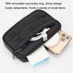 Cwatcun D115 Schulter-/Crossbody-Tasche aus wasserdichtem Leder für Film-DSLR-Kameras, Black Small, Black Medium, Black Large – Bild 6