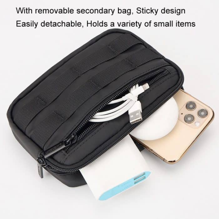 Cwatcun D115 Schulter-/Crossbody-Tasche aus wasserdichtem Leder für Film-DSLR-Kameras, Black Small, Black Medium, Black Large – Bild 6