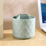 Rotierender Stifthalter für den Schreibtisch, große Kapazität, Aufbewahrungsbox für Schreibwaren, Aufbewahrungseimer für Make-up-Pinsel