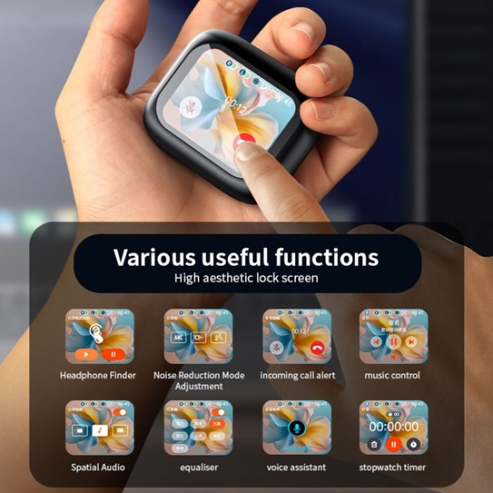 LY30 Vollfarb-Touchscreen ANC+ENC Rauschunterdrückung Kabellose Bluetooth-Ohrhörer – Bild 4