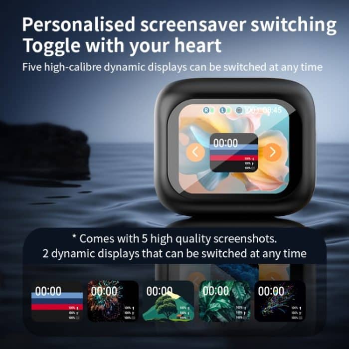 LY30 Vollfarb-Touchscreen ANC+ENC Rauschunterdrückung Kabellose Bluetooth-Ohrhörer – Bild 5