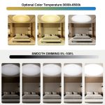 24W 30cm RGBCW Vollfarb-Deckenleuchte Smart WiFi Tuya mit Fernbedienung – Bild 3