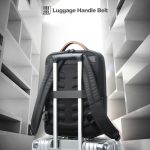 Bopai 61-53111 Wasserdichter Business-Laptop-Rucksack mit großem Fassungsvermögen und USB+Typ-C-Anschluss, 61-53111 – Bild 9