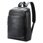 Bopai 61-121671A Großzügiger Casual Business Laptop-Rucksack aus Rindsleder