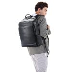 Bopai 61-121671A Großzügiger Casual Business Laptop-Rucksack aus Rindsleder – Bild 8