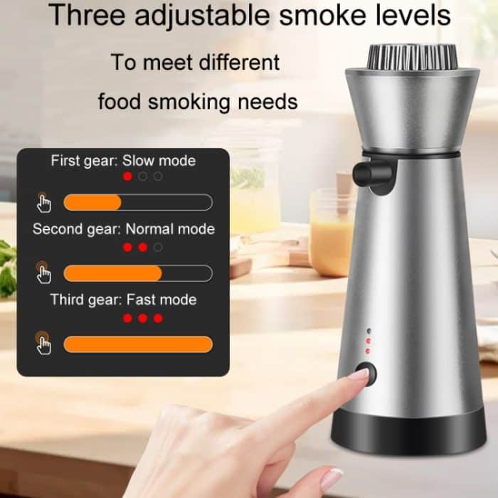 Küche Cocktail Smoker Set Home Steak Rauchen Kochen Werkzeug – Bild 3