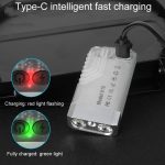 V10 Tragbares Schlüsselanhängerlicht, wiederaufladbar über USB, helle Mini-Taschenlampe – Bild 15