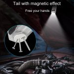 V10 Tragbares Schlüsselanhängerlicht, wiederaufladbar über USB, helle Mini-Taschenlampe – Bild 7