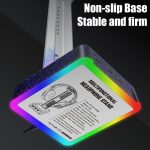 Z3 Cracked mit 3USB-Erweiterungsport-Kopfhörerständer RGB-Umgebungslicht-Kopfhörer-Displayhalter – Bild 6