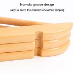 Kleiderständer aus massivem Holz, rutschfester Kleiderbügel – Bild 3