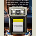 Mini Typ-C wiederaufladbare Outdoor-Schlüsselanhänger-Taschenlampe – Bild 11