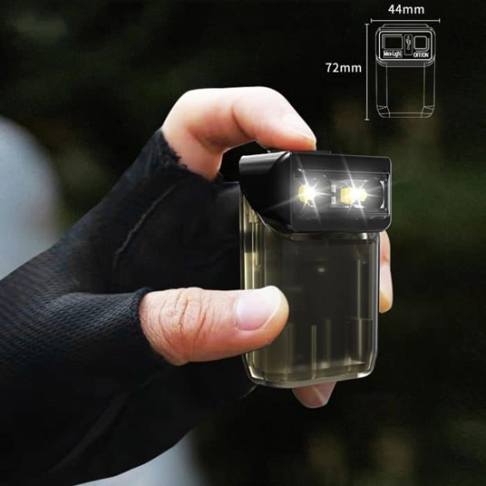 Mini Typ-C wiederaufladbare Outdoor-Schlüsselanhänger-Taschenlampe – Bild 14