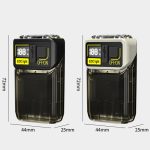 Mini Typ-C wiederaufladbare Outdoor-Schlüsselanhänger-Taschenlampe – Bild 3