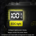 Mini Typ-C wiederaufladbare Outdoor-Schlüsselanhänger-Taschenlampe – Bild 5