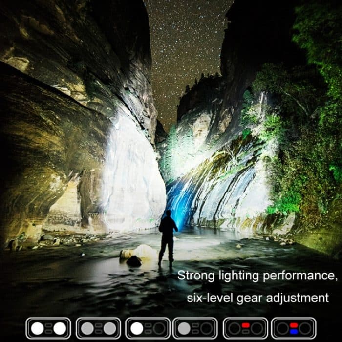 Mini Typ-C wiederaufladbare Outdoor-Schlüsselanhänger-Taschenlampe – Bild 8