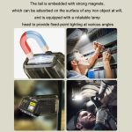 Mini Typ-C wiederaufladbare Outdoor-Schlüsselanhänger-Taschenlampe – Bild 9