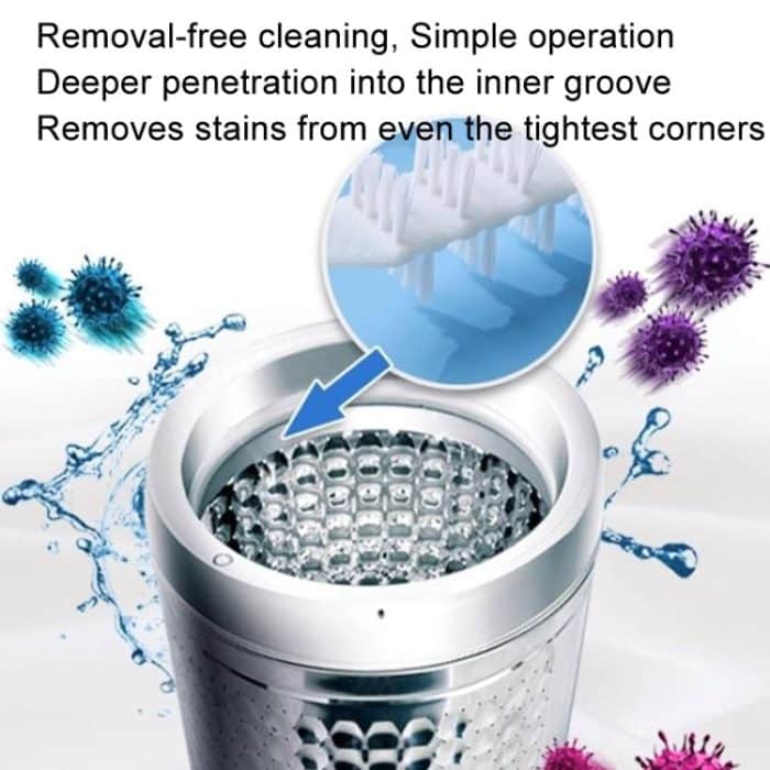 Reinigungsbürste für den Innenlauf der Waschmaschine, Reinigung der Klimaanlage, Bürste mit langem Griff, Fugenbürste für die Spüle, Washing Machine Inner Barrel Cleaning Brush – Bild 6