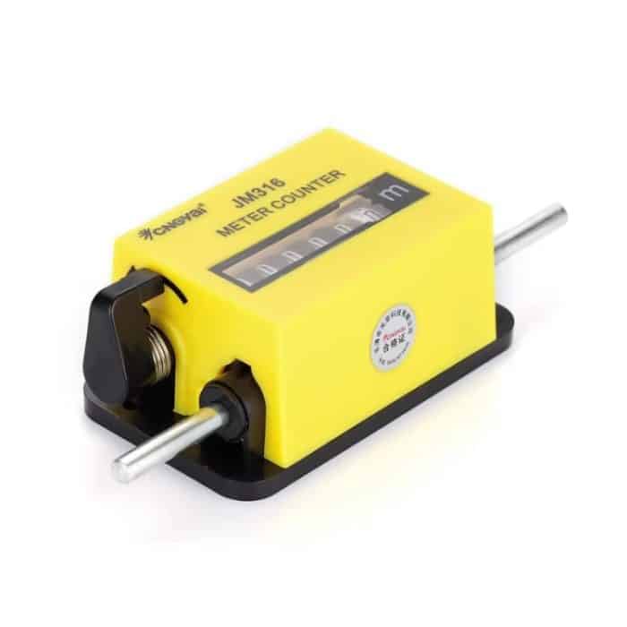 CNGyai Hochpräziser mechanischer Meter-/Yardzähler für Rollentextilmaschinen, JY316 Yard Counter 6 Digits, JM316 Meter Counter 6 Digits, JM316 Meter Counter + Hanging Board, JY316 Yard Counter + Hanging Board – Bild 2