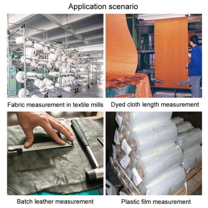 CNGyai Hochpräziser mechanischer Meter-/Yardzähler für Rollentextilmaschinen, JY316 Yard Counter 6 Digits, JM316 Meter Counter 6 Digits, JM316 Meter Counter + Hanging Board, JY316 Yard Counter + Hanging Board – Bild 3
