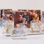 2 stücke Visitenkarte Halter Foto Clip Form DIY Kristall Kleber Harz Form, Semicircle 003, Flower 004, Heart Shape 001, Hexagon 002, Clouds 005, Rainbow 006 – Bild 4