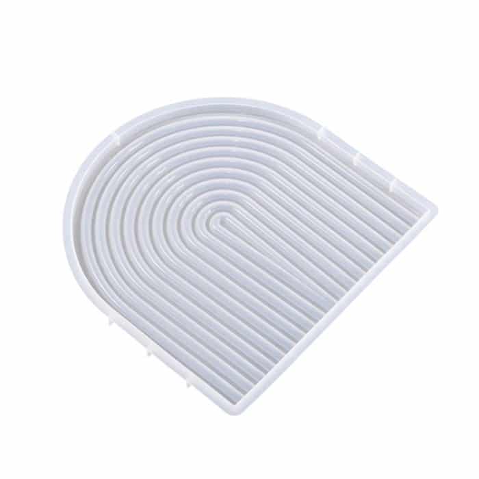 Epoxidharzform, Gips, Kerzenständer, Bogen, Aufbewahrungsfach, Silikonform, U Shape Middle, U Shape Large, Wave Large, Wave Suqare, U Shape Small, Wave Small – Bild 1