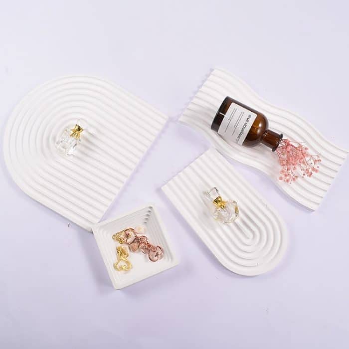 Epoxidharzform, Gips, Kerzenständer, Bogen, Aufbewahrungsfach, Silikonform, U Shape Middle, U Shape Large, Wave Large, Wave Suqare, U Shape Small, Wave Small – Bild 6