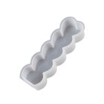 5 stücke Fünf-Link Herz Form Kerze Silikon Formen DIY Epoxy Harz Form, Small, Large