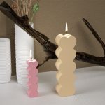 5 stücke Fünf-Link Herz Form Kerze Silikon Formen DIY Epoxy Harz Form, Small, Large – Bild 4