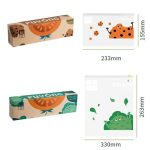 Haushalt Lebensmittel Abdichtung Lagerung Tasche Kühlschrank Zipper Frische Tasche, Medium 20pcs / Box, Large 15pcs / Box – Bild 3