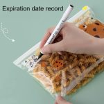 Haushalt Lebensmittel Abdichtung Lagerung Tasche Kühlschrank Zipper Frische Tasche, Medium 20pcs / Box, Large 15pcs / Box – Bild 6