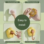 Haushalts Saugnapf Blume Haken Bad Vakuum Klebrige Haken Ohne Punch Loch – Bild 10