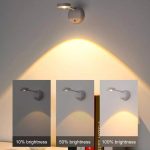 Wiederaufladbarer kabelloser LED-Bewegungsmelder-Strahler mit Fernbedienung, 1200mAH White, 1200mAH Black, 2000mAH White, 2000mAH Black – Bild 7