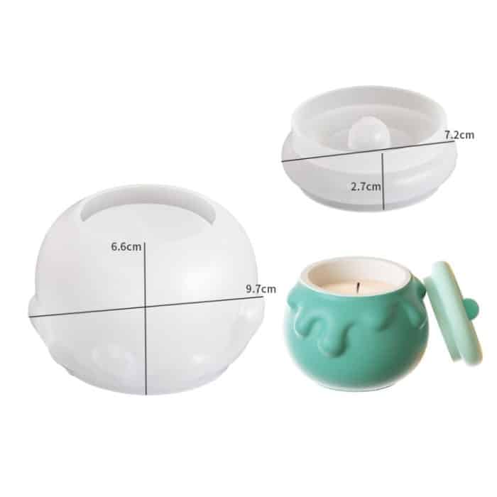 DIY Epoxidharz Honigglas geformte Kerze Tasse Silikonform Aufbewahrungsbox Ornamente DIY Werkzeuge – Bild 2