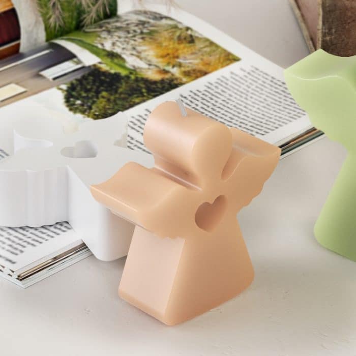 DIY Epoxy Ostern Desktop Dekoration Kerze Silikonform, Angel 001, Angel 002, House 001, House 002, House 003, Rabbit 001, Rabbit 002 – Bild 6