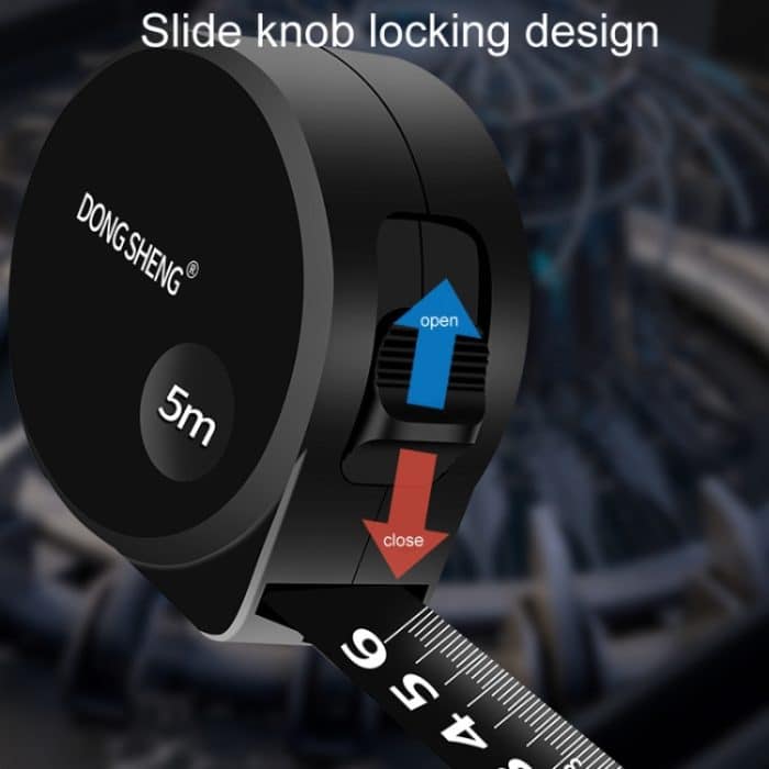 DONG GSHENG Hochpräzises, verdicktes Maßband aus Stahl für den Heimgebrauch, Black Gold Frosted 3m x 16mm, Black Gold Frosted 5m x 19mm, Black Gold Frosted 5m x 25mm, Black Gold Frosted 7.5m x 25mm, Black Gold Frosted 10m x 25mm... – Bild 5