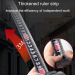 DONG GSHENG Hochpräzises, verdicktes Maßband aus Stahl für den Heimgebrauch, Black Gold Frosted 3m x 16mm, Black Gold Frosted 5m x 19mm, Black Gold Frosted 5m x 25mm, Black Gold Frosted 7.5m x 25mm, Black Gold Frosted 10m x 25mm... – Bild 6