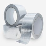 0,15 mm Glasfasergewebe Aluminiumfolie Klebeband Klimaanlage Rohr wasserdicht Naht Abdichtung Band, 3cm x 5m, 3cm x 10m, 3cm x 20m, 5cm x 5m, 5cm x 10m, 5cm x 20m – Bild 2